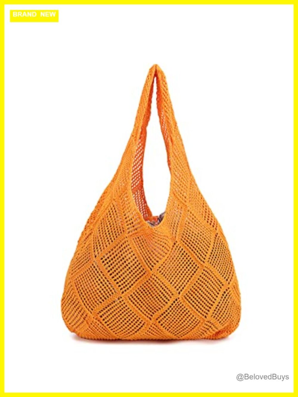 Crochet Mesh Beach Tote Hobo Summer Bag